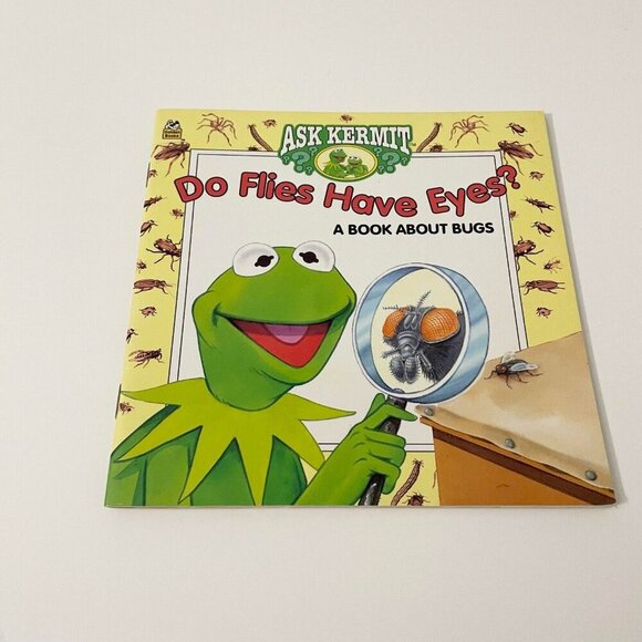 Vtg 1995 Ask Kermit Do Flies Have Eyes by D K Sullivan Golden Book Paperback - Picture 16 of 16